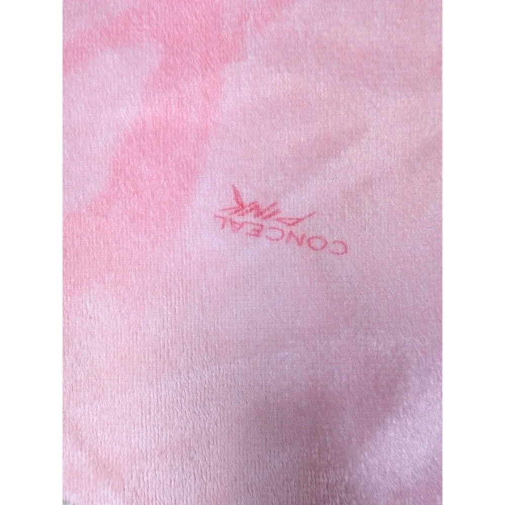 Bass Pro Shops TrueTimber Pink Camo Sherpa Lined Baby Blanket Girls 39